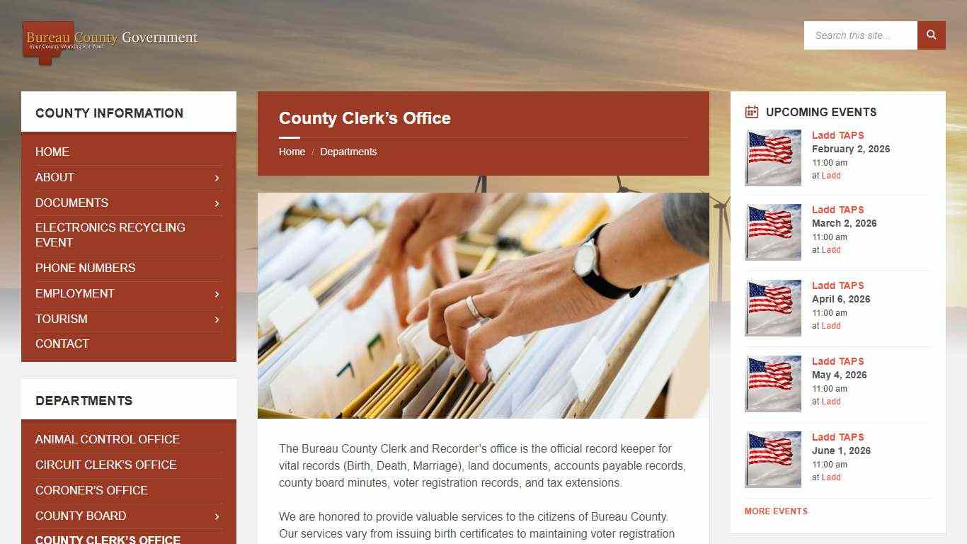 County Clerk’s Office – Bureau County, Illinois